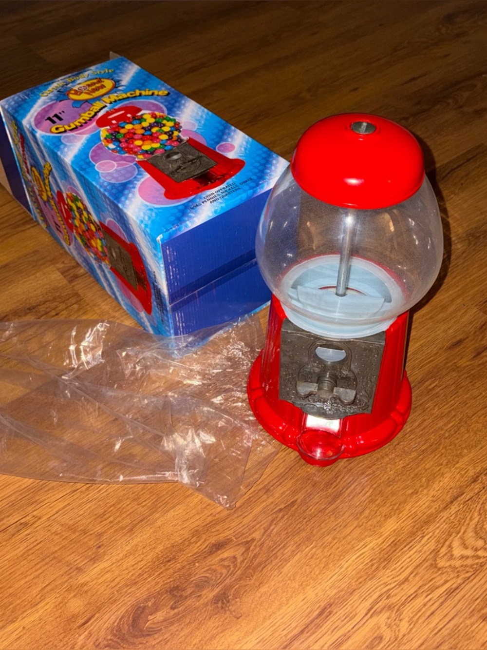 Red Classic Candy Gumball Machine